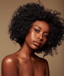 Charming black babe Ana